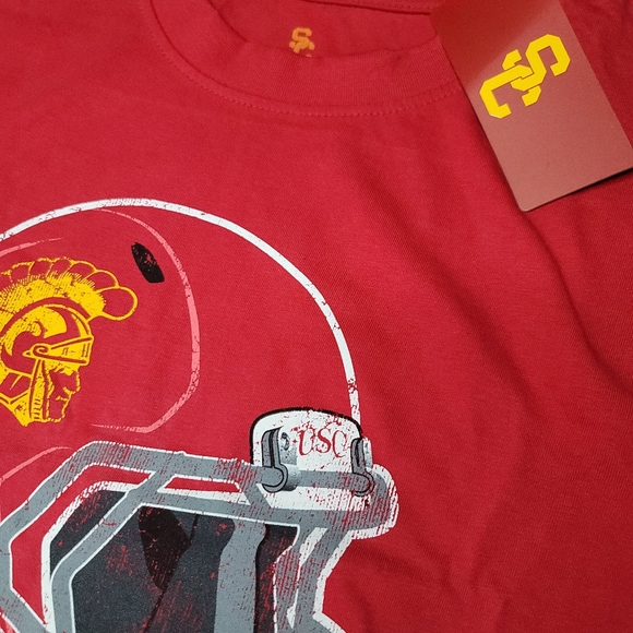 Men's Profile Cardinal USC Trojans Big & Tall On Field T-Shirt Size XLT NWT. - Picture 6 of 7